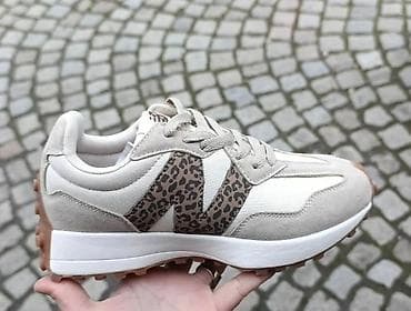 Patike – bež/šljunkasto siva kombinacija sa životinjskim (leopard)