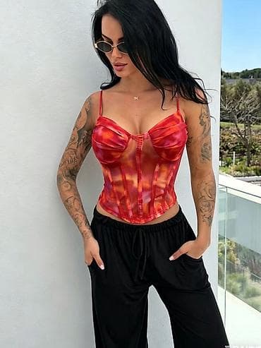 Korseti: ✅Ženski korzet top na tanke bretele – više boja
✅1900 din — 2