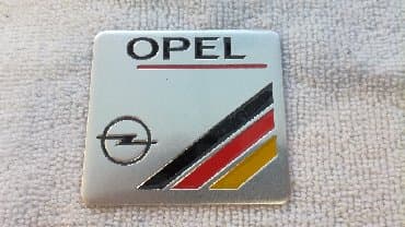 Vozila: Samolepljiva metalna pločica - OPEL 2 Samolepljiva metalna pločica - — 1