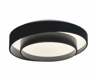led plafonjere za hodnik: Plafonjera, bоја - Crna, Novo — 1