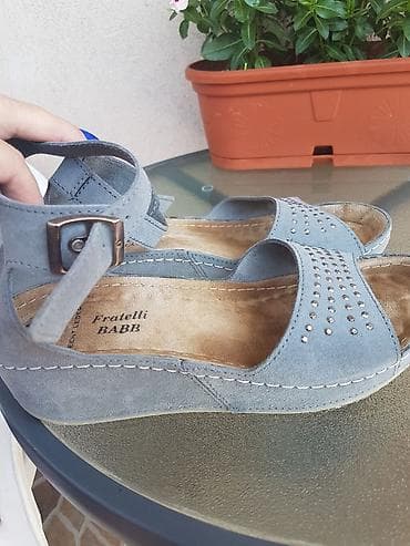 salonke broj 35: Anatomske sandale, jako udobne, malo nosene, broj 41, gaziste 27,5 — 2