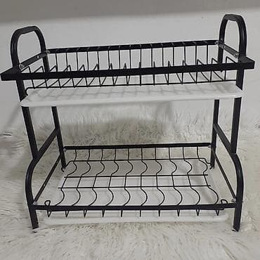 ikea posteljina sa srcima: Odeđivac za sudove na dva nivoa Prelepa multifunkcionalna dvoslojna — 1