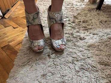 mokasine od prevrnute koze: Sandals, H&M, 38 — 3