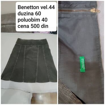 Suknje: 2XL, Midi, bоја - Crna — 6