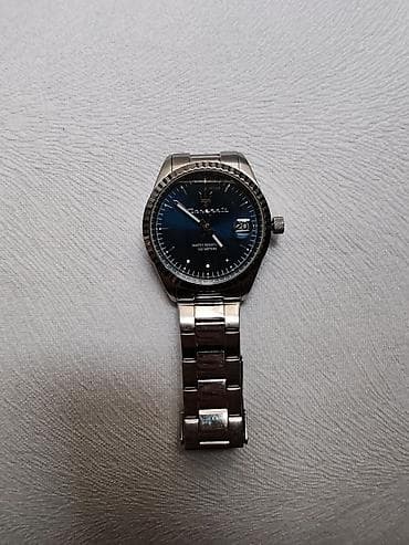 vrste satova: Maserati muški ručni sat – čelik, plavi brojčanik - Kućište i — 3