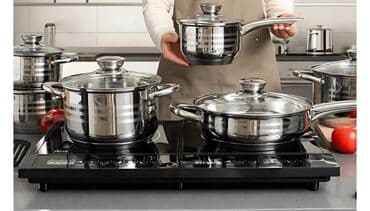 escajg za 12 osoba metalac cena: Set Kuhinjskog Posuđa – Excellent Line Inox Collection Akcija novembar — 3