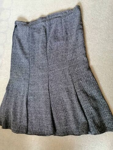 zara helanke sa prorezom: 8XL (EU 56), Midi, color - Grey — 5