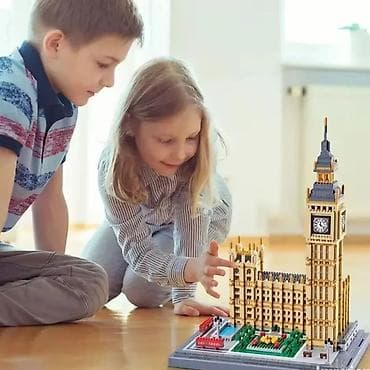 Kocke za decu: Kolekcionarski građevinski set kockica – Westminsterska palata sa — 2