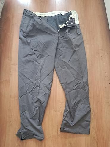 Muške sive pantalone – klasičan kroj - Boja: tamnosiva 56 - Model