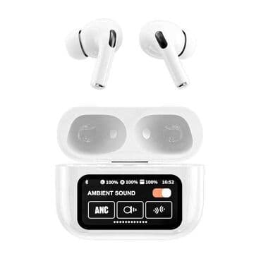 kucista za kompjutere: Slusalice bluetooth DS86 ANC/ENC TWS sa LED ekranom bele SPECIFIKACIJE — 3