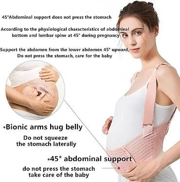 Anatomski pojas za trudnice sa naramenicama, koji služi kao ortopedsko — 3
