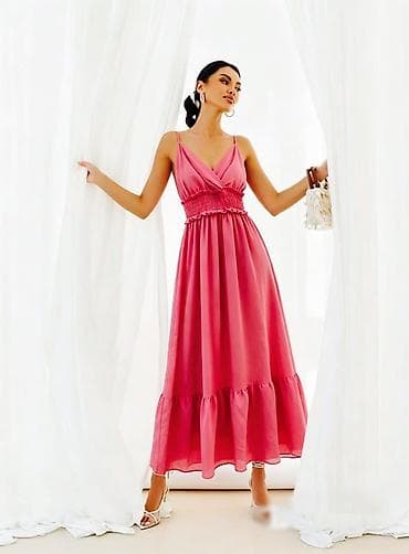 Haljine: ✅Duga ženska haljina na bretele – više boja
✅2000 din — 6