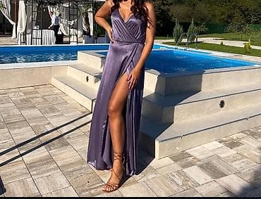 nalepnice za grudi: Elegantna duga haljina za svečane prilike - Model: duga haljina sa — 1