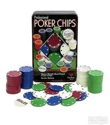 Društvene igre: Društvena igra - POKER set

699 dinara — 1