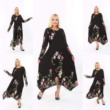 haljine od viskoze: Viskoza sa dosta elastina
 velicine od L do 5xl 
3200 — 2