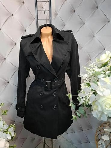 Sweatpants: Ženski trench kaput – klasičan model do sredine butina - Dvoredno — 2