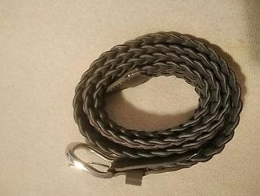 zara muski kaisevi: Kais muski sivi 119 cm. sa kopcom,sir.2,85cm.vestacka koza — 2