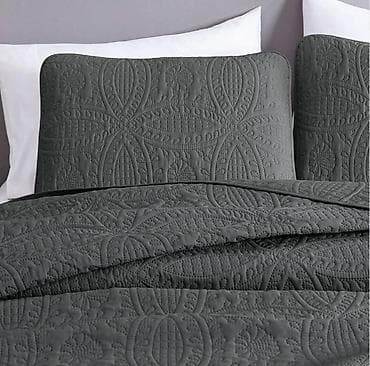 Prekrivač za krevet sa jastučnicama – prošiveni set - Dizajn