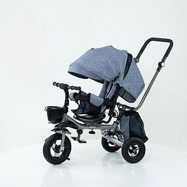 Kids' bicycles: Dečiji tricikl sa rukohvatom za guranje i tendom - Multifunkcionalni — 3