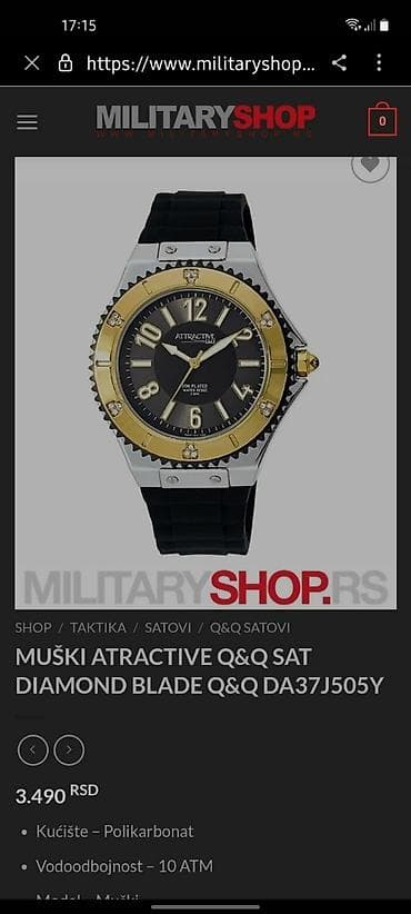 Belts: Sat Atraktiv uniseks ispravan,sat je ocuvan kao nov,stanje se vidi i — 5