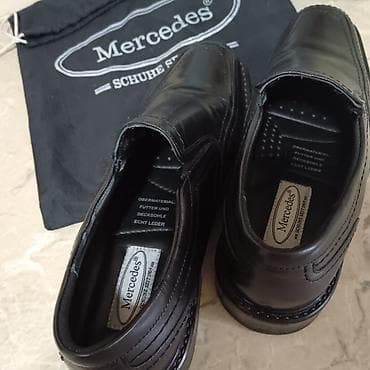 trenerke s: Muške elegantne cipele Mercedes Schuhe seit 1909 – crne, slip-on - — 6