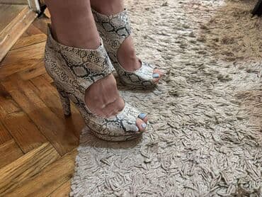 mokasine od prevrnute koze: Sandals, H&M, 38 — 6