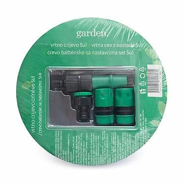 Other Home Items: Set za zalivanje Garden – crevo baštensko sa nastavcima 5 u 1 Komplet — 1