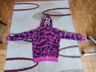 lacoste duks sa zipom: Duks, XL (EU 54), bоја - Ljubičasta, Sa kapuljačom — 1