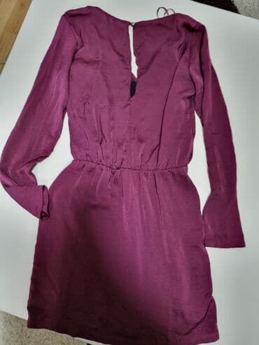 leprsave duge haljine: 9Fashion Woman S (EU 36), bоја - Bordo, Dugih rukava — 3
