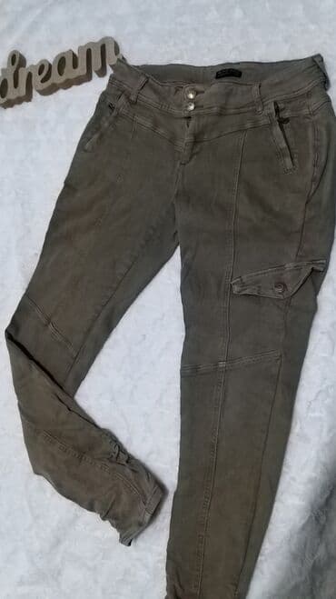 lanene pantalone lidl: L (EU 40), Normalan struk, Kargo — 1