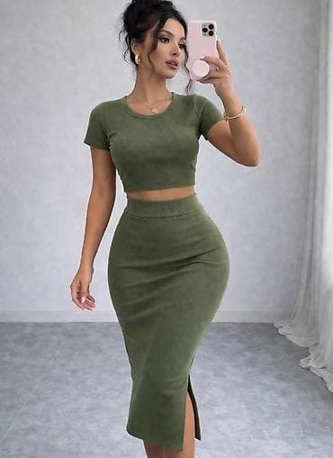 Ženska odeća: 04. Komplet AKCIJA‼️ Rebrasti pamuk 1 kom 1.790 dinara 2 kom 2.600 — 2