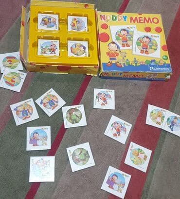 kuhinje za decu kupujemprodajem: Noddy Clementoni memo, Nodi igra memorije. 48 komada- 24 para,ali ima — 3