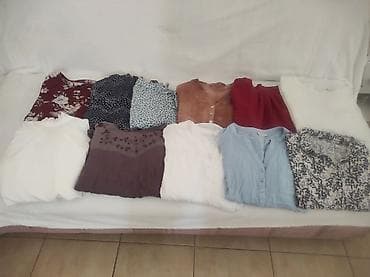 tunika 5xl: Lot bluzica/košulja za žene – 11 komada Opis: - Različiti modeli — 3