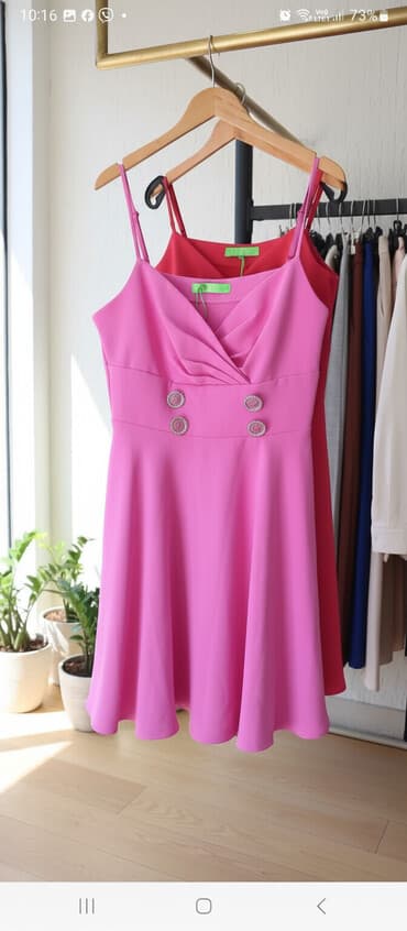 Men's Clothing: M, color - Pink, Cocktail, With the straps — 1