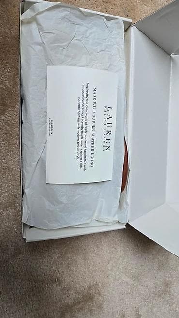 ženske sandale ravne: Lauren Ralph Lauren ženske sandale – kožne japanke sa kaišem - Model — 5