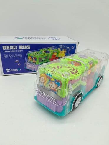 igračka golf 2: Cena 1450 din Bump & Go Autobus Radi na baterije, svetlo i zvuk — 1