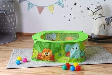 decije igracke akcija: Zoo Ogradica sa 25 plasticnih loptica Firma Knorr iz Nemačke vec — 1