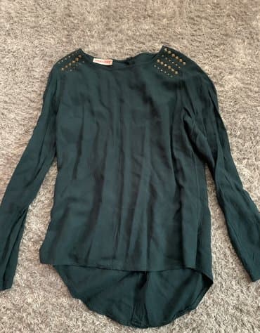 crop top c a: S (EU 36), M (EU 38), Single-colored, color - Green — 1