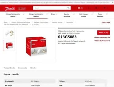 noz za secenje stiropora: *** AKCIJA *** #2351 Danfoss - SET Ventila sa termoglavom; RAE Set — 6