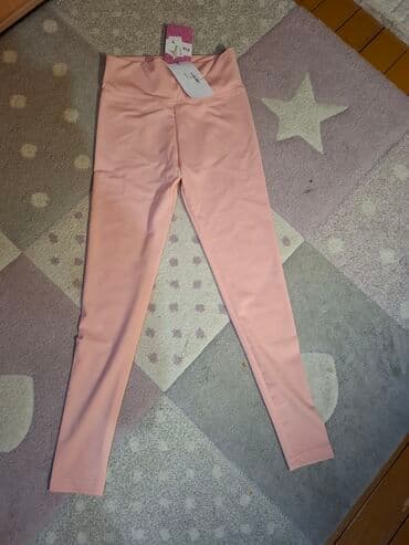 Ružičaste ženske helanke FrancescA - Model: duge helanke sa visokim na lalafo.rs Ružičaste ženske helanke FrancescA - Model: duge helanke sa visokim