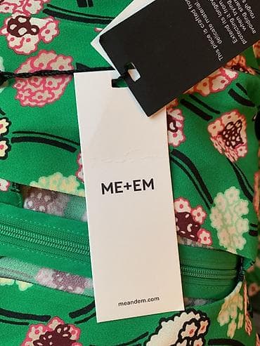 lulus haljine: ME+EM Lantana Flower Print midi haljina New York Edition / Placena — 3