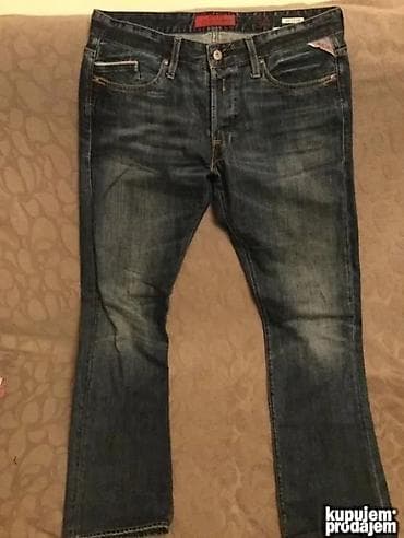 muske br 32: Original Replay farmerice 34 100% cotton Polustruk 47cm duzina — 3