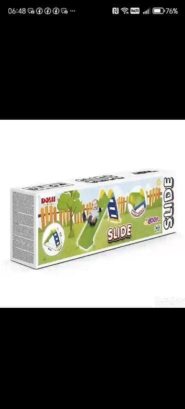 trouglasti mop za ciscenje: Dečiji tobogan Dolu Slide – kućni i dvorišni model - Kompaktan — 5