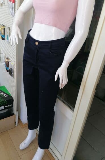 push up pantalone: L (EU 40), Visok struk, Ravne nogavice — 7