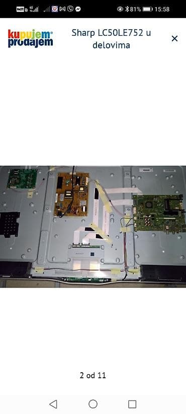 fen za kosu 5 u 1: Sharp LC50LE752 – delovi Dostupni originalni delovi sa modela: - Main — 3