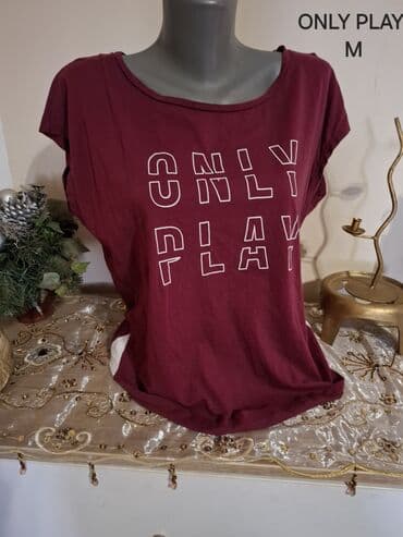 h m mokasine: ONLY, M (EU 38), Pamuk, bоја - Bordo — 1