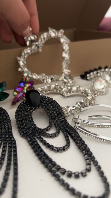 set cetkica: Set: Earrings, Material: Stainless steel — 1