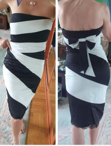 torbe sa sirokim kaisem: Karen Millen S (EU 36), color - White, Cocktail, Without sleeves — 1