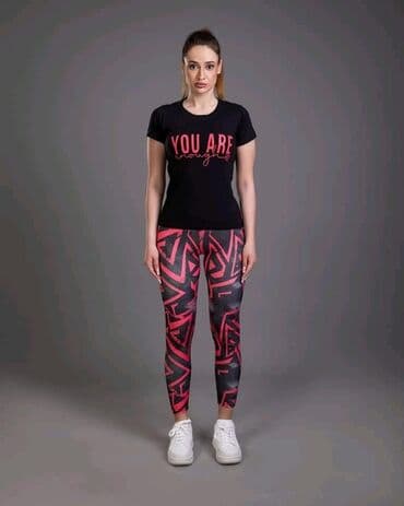 helanke sa prorezom: 2XS (EU 32), XS (EU 34), S (EU 36), Print, color - Black — 6