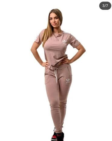 ženske pidžame c a: Adidas ženski komplet Novo Pamuk Veličine s m l xl 2xl fb Moja — 10